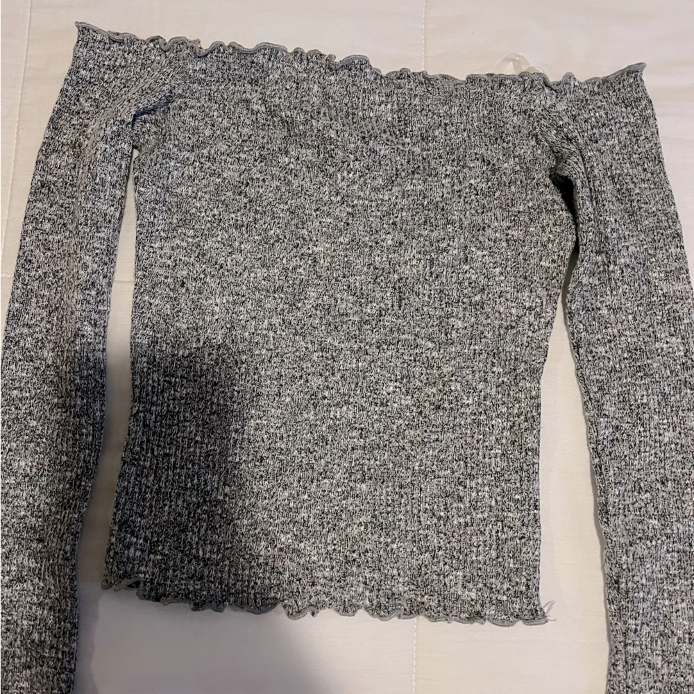Windsor cropped  long sleeves shirt